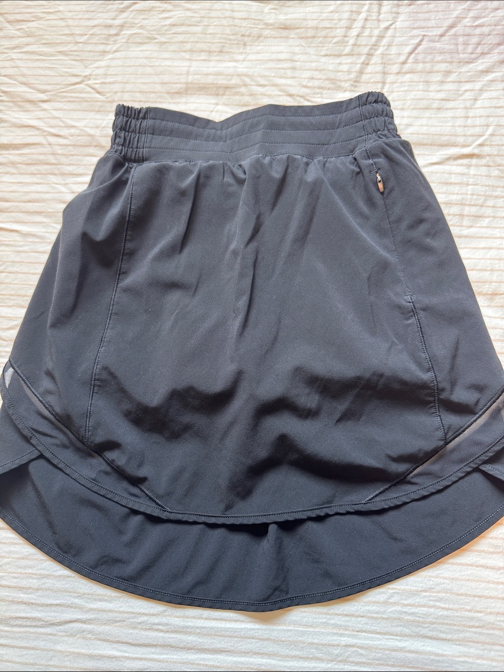 lululemon athletica Black High-Low Active Skirt